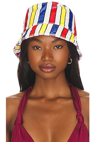 ★追跡&関税込【Lack of Color】Shore Bucket Terry Stripe Lack of Color Shore Bucket Hat in Terry Stripe | REVOLVE