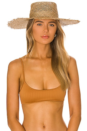 Sunnydip Fray Boater Hat Lack of Color