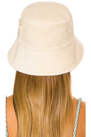 Lack of Color Wave Bucket Hat in Cream