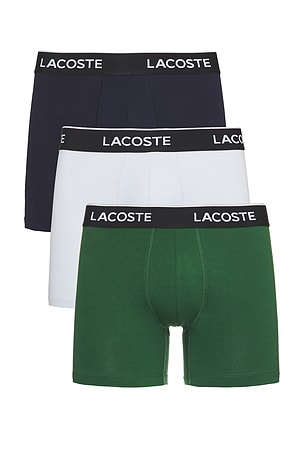 Cotton Jersey Boxer Briefs 3-Pack Lacoste