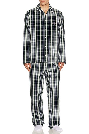 Plaid Poplin Pajama Set Lacoste
