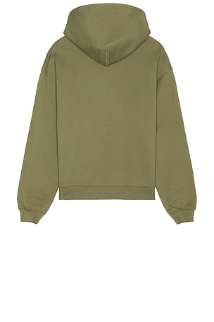 Lacoste Loose Fit Hoodie in Olive