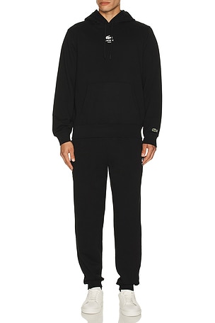 Lacoste Classic Fit Hoodie in Black. Size M. Also