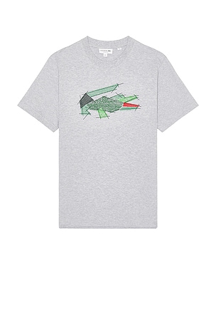 Classic Fit Croc Graphic Tee Lacoste