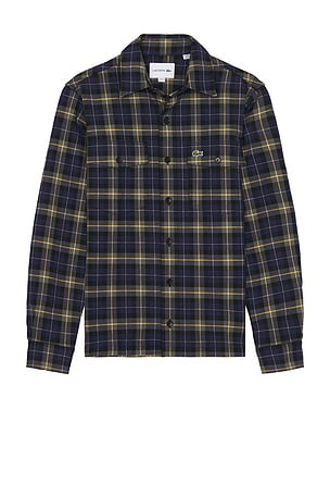 Oversize Flannel Shirt Lacoste