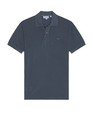 Classic Fit Washed Effect Polo Shirt Lacoste
