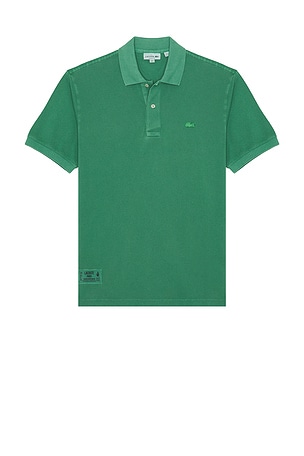 Classic Fit Washed Effect Polo Shirt Lacoste