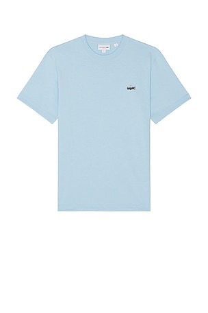 Heavy Jersey Landscape Crocodile Print T-shirt Lacoste