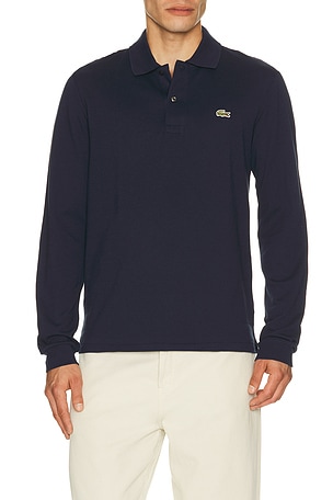 Classic Fit Long Sleeve Polo Lacoste