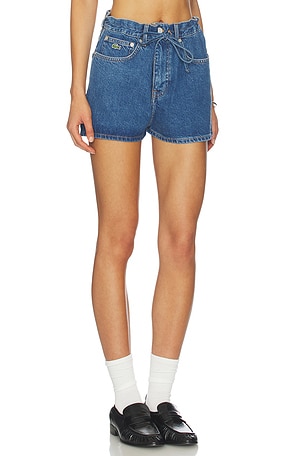 Lacoste Denim Shorts in Blue