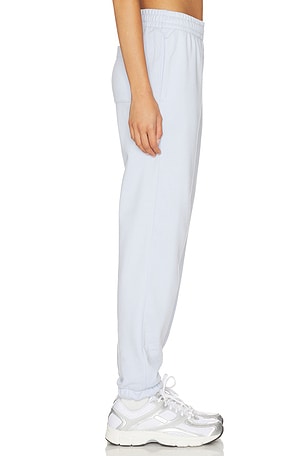 Lacoste Straight Fit Molleton Jogger in Baby Blue