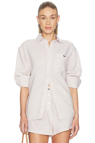 Oversized Fit Toile Shirt Lacoste