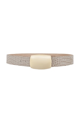 Milou Domed Embossed Belt L'AGENCE