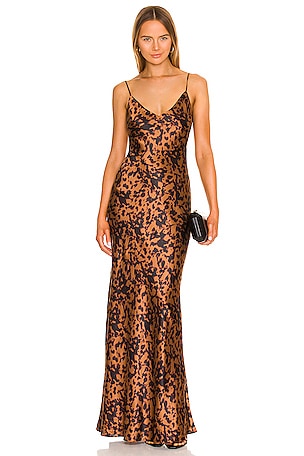 maxi dress with shoulder ties Aurora Sky Off-Shoulder Tie Maxi Dress Satin Black