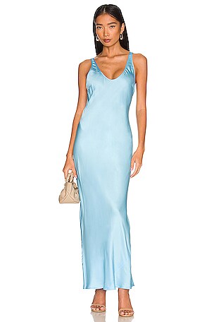 L'AGENCE Akiya Tank Dress in Baltic Sea | REVOLVE L'AGENCE Akiya Tank Dress in Baltic Sea | REVOLVE