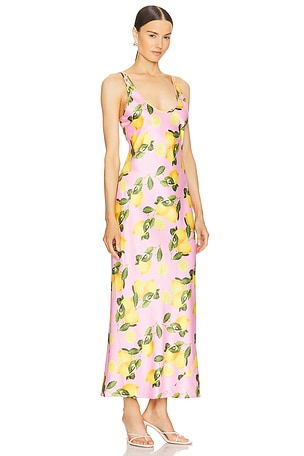 L'AGENCE Akiya Tank Dress in Pink