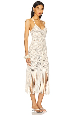 L'AGENCE Haleigh Dress in Ivory