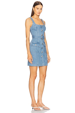 L'AGENCE Midy Dress in Blue
