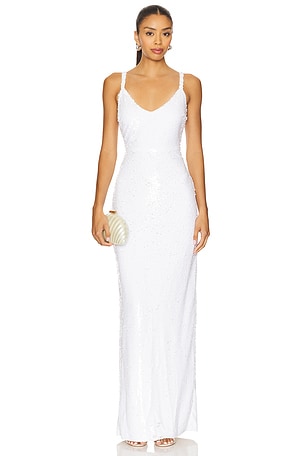 Karma Sequin Maxi Dress L'AGENCE