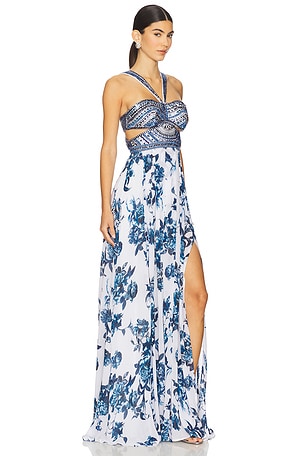 L'AGENCE Annistyn Gown in Blue