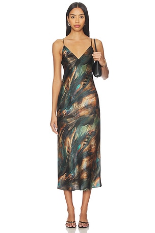 Seridie Midi Slip Dress L'AGENCE