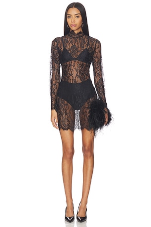 Henrietta Lace Mini Dress L'AGENCE