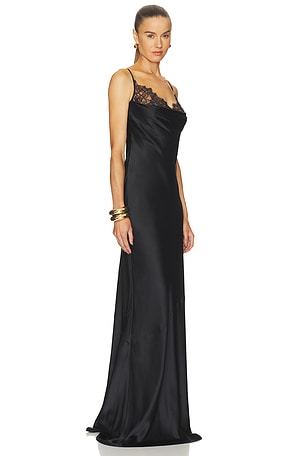 L'AGENCE ROBE DE SOIRÉE SELENE en Noir