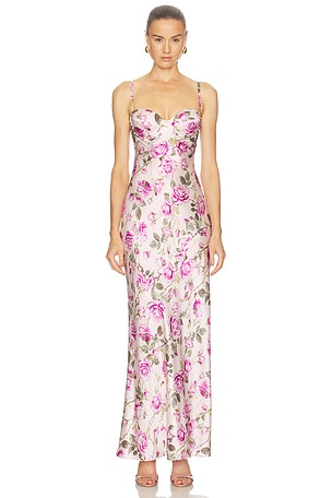 Sayla Bias Cut Maxi Dress L'AGENCE