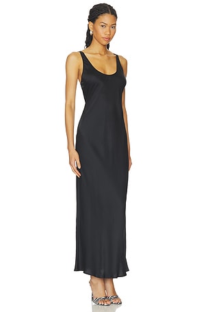 L'AGENCE Akiya Tank Dress in Black. Size XS. Also
