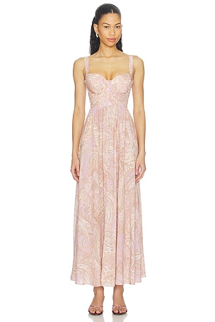 Rosette Maxi Dress L'AGENCE
