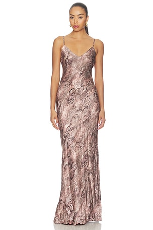Serita Maxi Bias Dress L'AGENCE