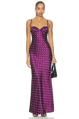 Sayla Bias Cut Maxi Dress L'AGENCE