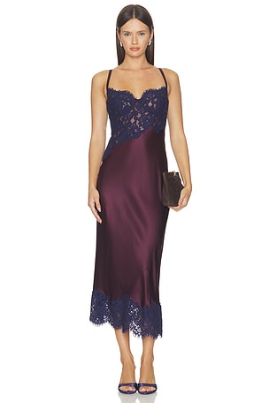 Araminta Lace Applique Dress L'AGENCE