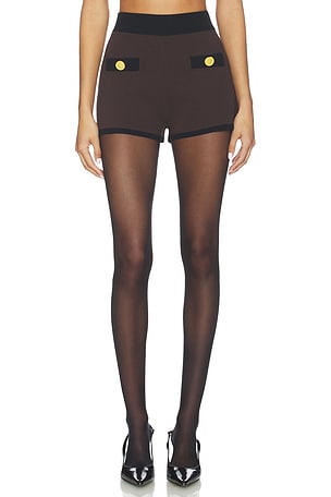 Lumi Trim Knit Micro Short L'AGENCE