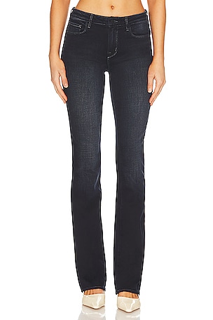 FRAME Women's Le Skinny De Jeanne Coated Jeans, Noir, Black, 32 at   Women's Jeans store