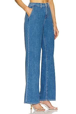 L'AGENCE Weston Wide Leg Trouser Jeans in Denim-Medium