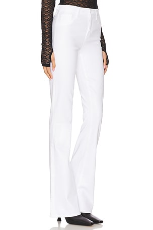 L'AGENCE Marty High Rise Flare Jeans in White