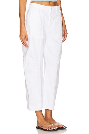 L'AGENCE Cody Rodeo Crop in White