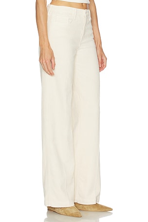L'AGENCE Scottie High Rise Wide Leg in Ivory. Size 30. Also