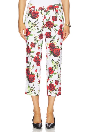 Blaine Low Rise Crop Stovepipe Jean L'AGENCE