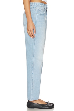 L'AGENCE Nevia Low Rise Slouch Straight Jean in Blue