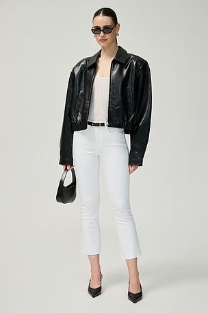 Kendra High Rise Crop Flare Jean L'AGENCE