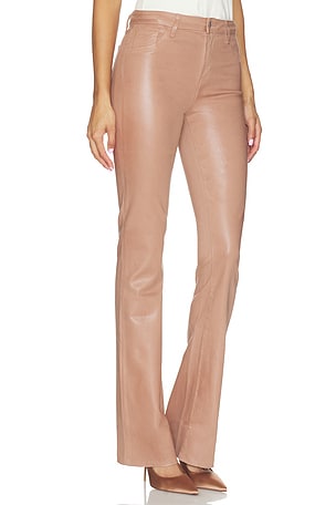 L'agence ruth straight leg undone hem jeans en color Nude