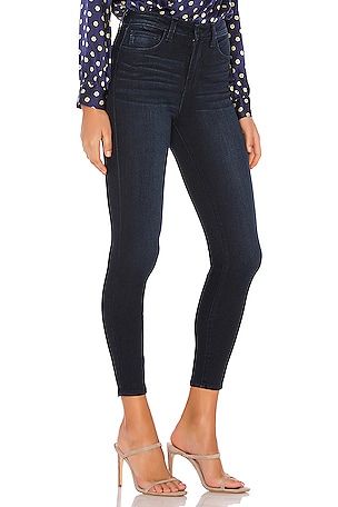 L'AGENCE Margot High Rise Skinny in Denim-Dark