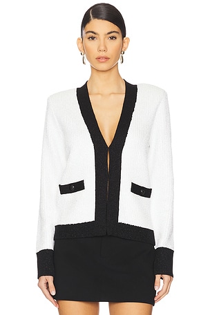 Jinny Sequin Cardigan L'AGENCE