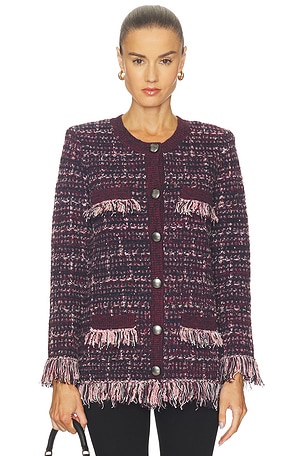 Kastoria Fringe Trim Cardi L'AGENCE