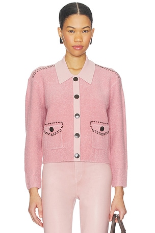 Poetry Stitch Crop Cardigan L'AGENCE