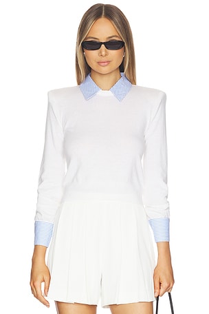 April Poplin Collar Pullover L'AGENCE