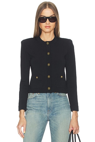 Patsy Crop Crew Cardi L'AGENCE