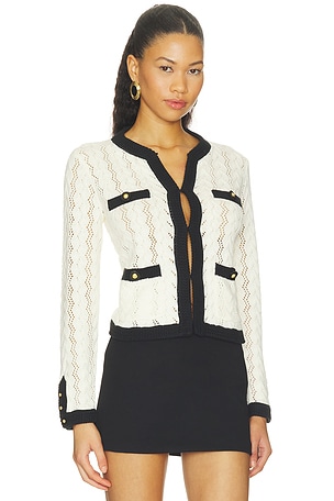L'AGENCE GILET ZEPHYRA en Noir & Blanc